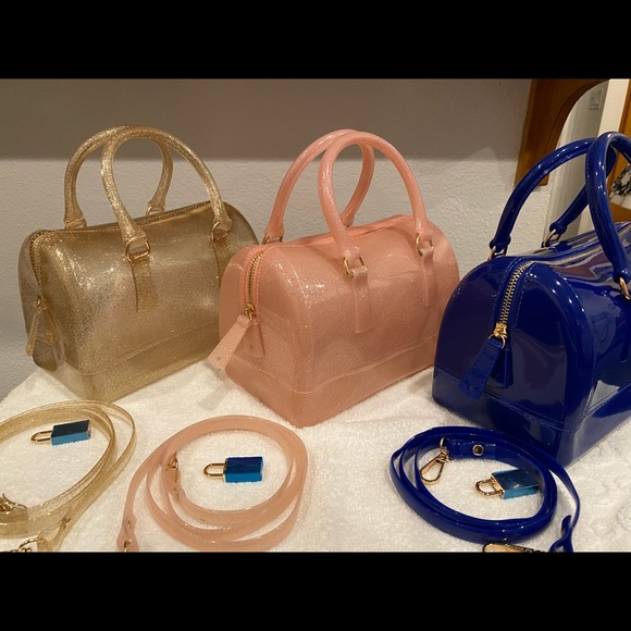 Handbags - Gold Glitter Candy Bag Purse